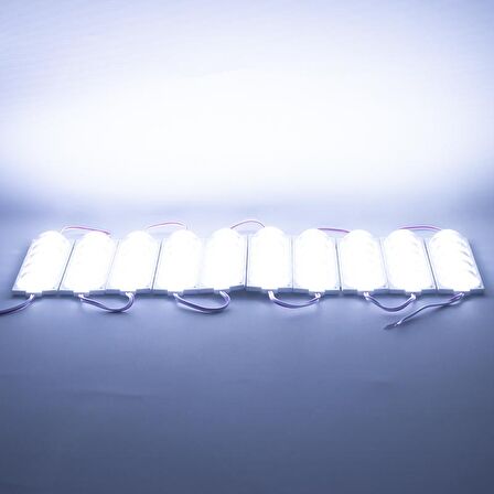 POWERMASTER MODÜL LED 12V 4W SOĞUK BEYAZ 3030 10 X 53.8MM IP65 260-280LM 180 DERECE
