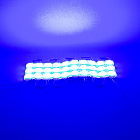 POWERMASTER MODÜL LED 12V 3W MAVİ 2835 93 X 21MM IP65 220-240LM 180 DERECE