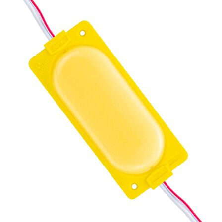 POWERMASTER COB MODÜL LED 12V 3W SARI 85 X 35MM IP65 220-240LM 140 DERECE