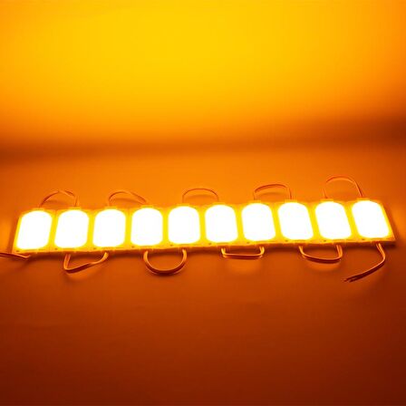 POWERMASTER COB MODÜL LED 12V 3W SARI 85 X 35MM IP65 220-240LM 140 DERECE