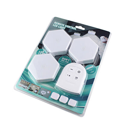 POWERMASTER MX-359 LEDLİ UZAKTAN KUMANDALI ÜÇLÜ TEZGAH ALTI AYDINLATMA