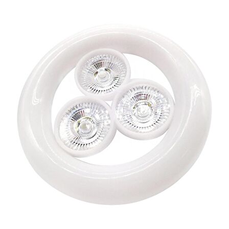 POWERMASTER KK-901 E27 DUY 36 WATT BEYAZ 3LÜ UFO LED LAMBA