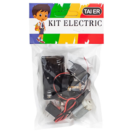 POWERMASTER 134893 ÖĞRENCİ DENEY KİTİ (PİL YUVASI+DUY+AMPUL+ANAHTAR+MOTOR)