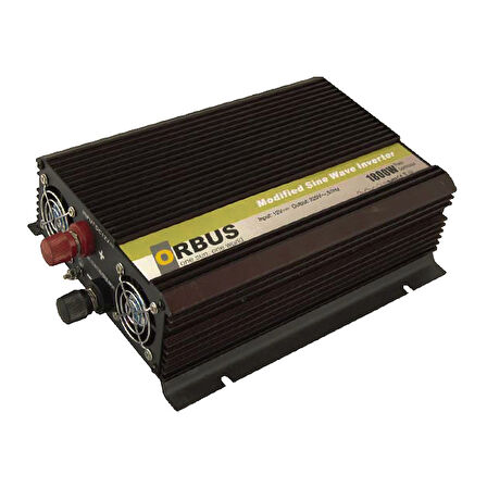 Ayt Orbus 1800W 12 Volt Modifield Sinus İnvertör İnverter 12v-220v Çevirci Dönüştürücü