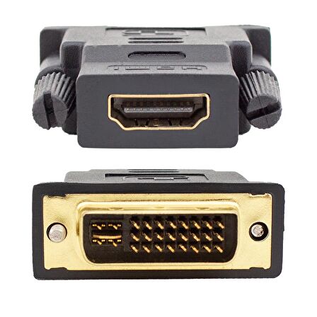 HDMI DİŞİ - DVI ERKEK 24+5 ÇEVİRİCİ POWERMASTER