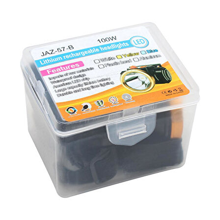 Powermaster Power Ledli Su Geçirmez Şarjlı Kafa Feneri PM-4524 Kafa Lambası