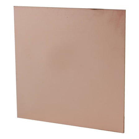 Powermaster PM-2186 Plaket Delikli Bakır 100x100 Mm (5 Adet)