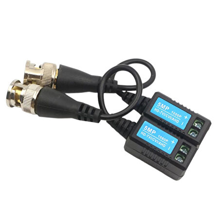 Ayt Powermaster PM-3895 MAX 600 Metre 5 MP HD-TVI CVI AHD CVBS Video Balun