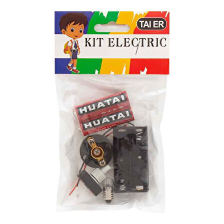 POWERMASTER OKUL İÇİN KUTULU DENEY SETİ (PİL YUVASI+DUY+AMPUL+ANAHTAR+PİL)