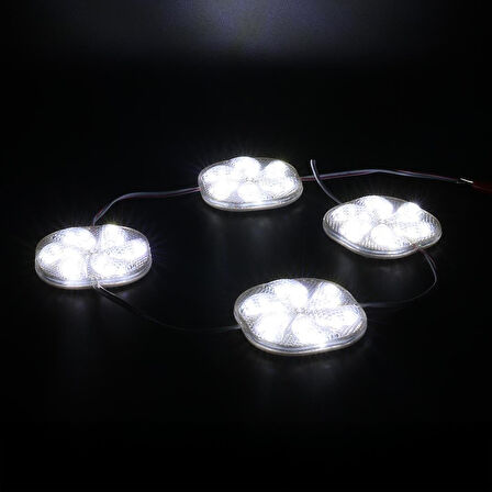 Powermaster 12 Volt 3 Watt Soğuk Beyaz Sabit 6565-2835 Modül Led