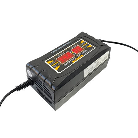 Powermaster SON-1206D 12Volt 6Amper Dijital Akıllı Akü Şarj Cihazı