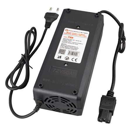 POWERMASTER PM-7331 72 VOLT - 50 AMPER ELEKTRİKLİ BİSİKLET ŞARJ CİHAZI