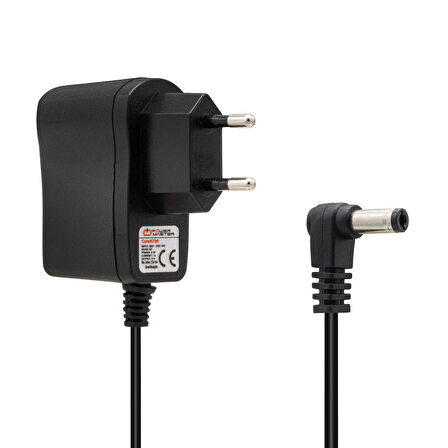 POWERMASTER PM-16739 3 VOLT - 1 AMPER 5.5*2.5 UÇLU PLASTİK KASA PRİZ TİPİ ADAPTÖR