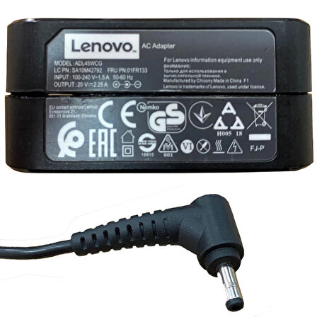 POWERMASTER ADL45WCG 20 VOLT - 2.5 AMPER - 45 WATT 4.0*1.7 UÇLU LENOVO NOTEBOOK ADAPTÖR
