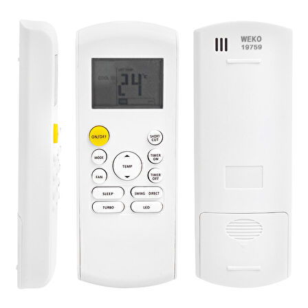 WEKO KK PROFİLO-DAYLUX-BOSCH-AIRFEL-DAIKIN KLİMA KUMANDASI (RG57B/BGE)