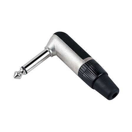 POWERMASTER LTP2RC GİTAR JACK 6.3 MM MONO L TİP PLASTİK GÖVDE METAL UÇ