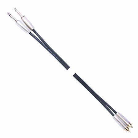 POWERMASTER LD398 2X 6.3MM MONO ERKEK + 2X RCA ERKEK 1.5 METRE KABLO