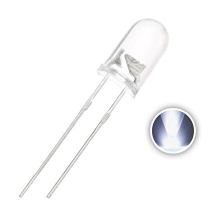 HALMET LED 5MM KIRMIZI