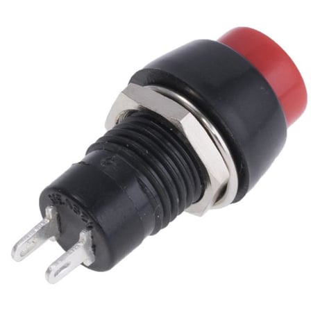 PowerMaster IC-190 Yuvarlak Plastik Anahtarlı Kalıcılı Buton 10mm (5 Adet)
