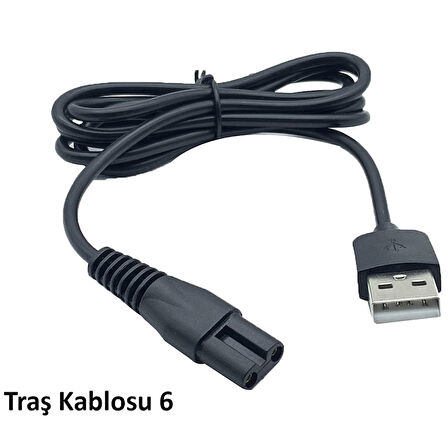 Powermaster Tıraş Makineleri İçin Usb Şarj Kablosu 1 Metre No:6