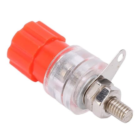 PowerMaster IC-240B Şeffaf 4mm Büyük Boy Banana Born Klemens (1 Adet) (5 Adet)