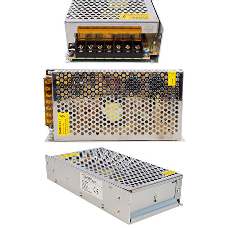 WEKO 12 VOLT - 12.5 AMPER YERLİ ÜRETİM METAL KASA ADAPTÖR