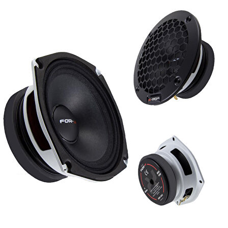 Ayt For-x Xmd-3052 13 Cm 180W 80W Rms Beyaz Midrange Oto Hoparlör