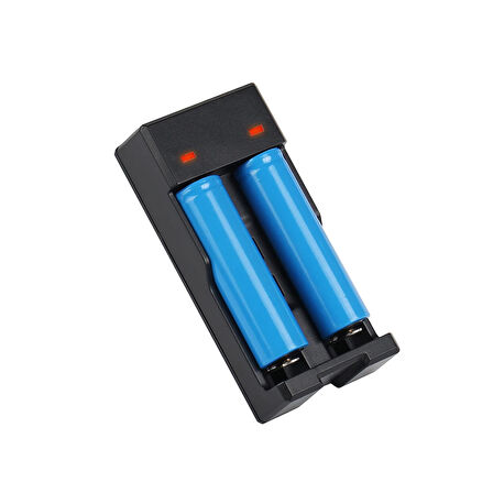 Ayt Powermaster 4.2 Volt 2 x 1200 Mah Pil Şarj Cihazı Li-on Pil Şarj Aleti 116340 14500 18650 Modellere Uyumlu