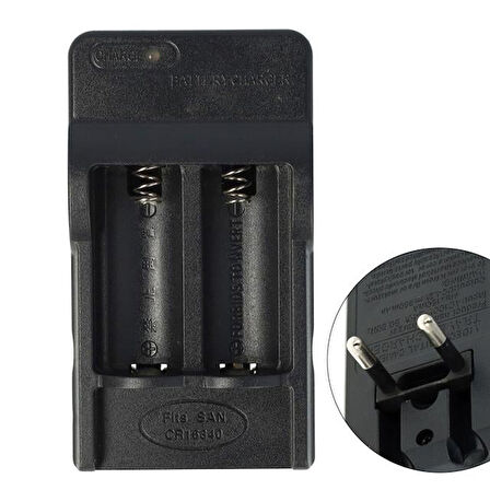 Powermaster PMR-W018 4.2 Volt 650 Mah 16340 Pil Şarj Cihazı