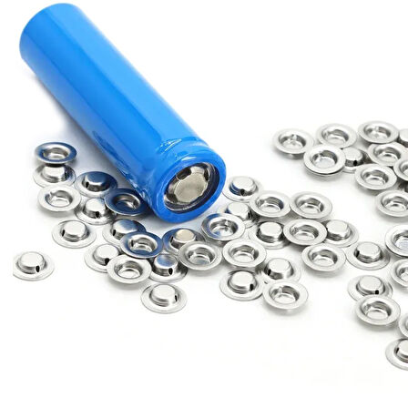Powermaster Lityum Pil Kutup Ucu Başlığı 18650 Pil 9.5X6.0X2.0X0.3MM Pozitif