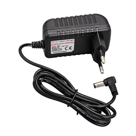 Powermaster 12 Volt 1.5 Amper Priz Tip Adaptör TM-2101 DC 12V Çıkış Güçü 18 Watt Uydu Cihazı Alıcısı Adaptörü