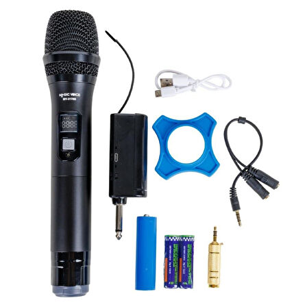 MagicVoice MV-21760 UHF Ekranlı Kablosuz Telsiz Mikrofon