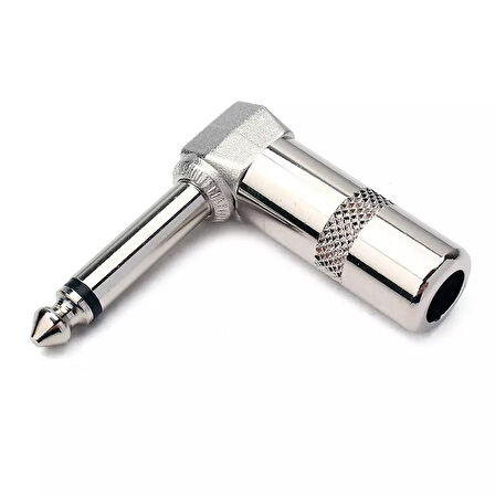 AYT Ticaret HT-101 POWERMASTER GİTAR JACK 6.3 MM MONO L TİP METAL JACK