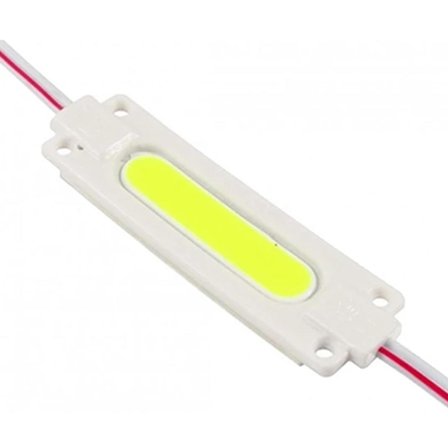 POWERMASTER MODÜL LED 12V 2.4W SARI COB 40X22 MM (20 Adet)