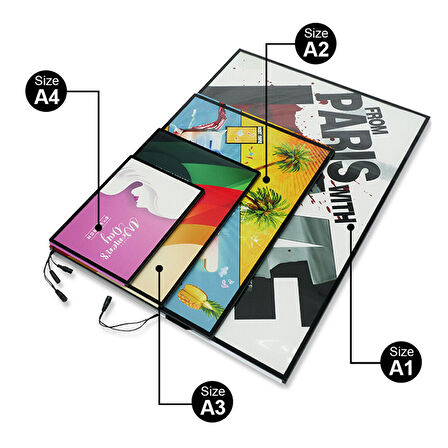 POWERMASTER A1 LED REKLAM TABELASI (85CMX61CM) (HASSAS ÜRÜN DİKKATLİ KARGOLAYALIM)