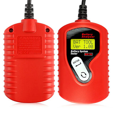 Powermaster BA100 12V 30-220Ah Akü Test Cihazı Marş Ve Şarj Alternatör Sistemi Test Cihazı