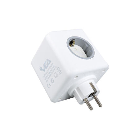 VEA VE-23089 3 Soketli 2xUsb+Type-C Çocuk ve Termal Korumalı Priz
