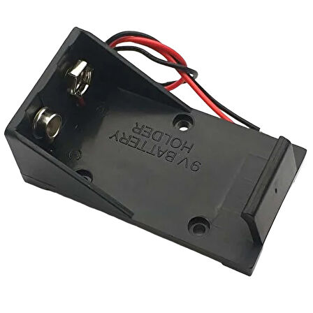 Ayt Pil Yuvası 9 Volt İçin Jack sız Ardunio Deney İçin Pil Yuvası IC-232C