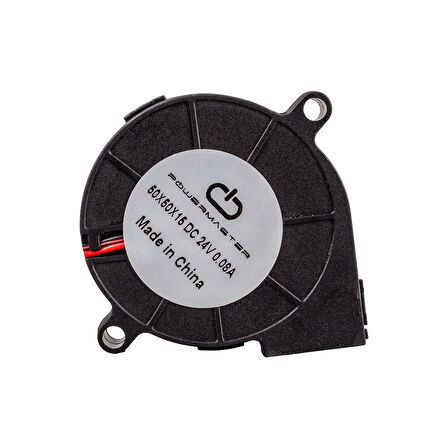 Powermaster 50x50x15Mm DC 24 Volt 0.08 Salyangoz Fan Soğutucu Fan IC-217A 5x5x1.5 Cm