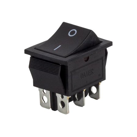 IC-107 Geniş 6P On-Off Işıksız Anahtar (5 Adet)