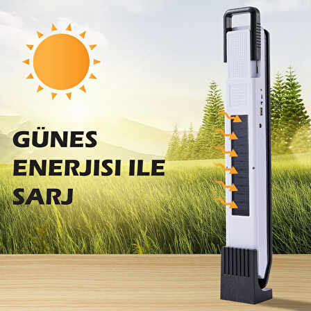 Powermaster T2 58 Ledli Solar Ve Powerbank Özellikli Işıldak 