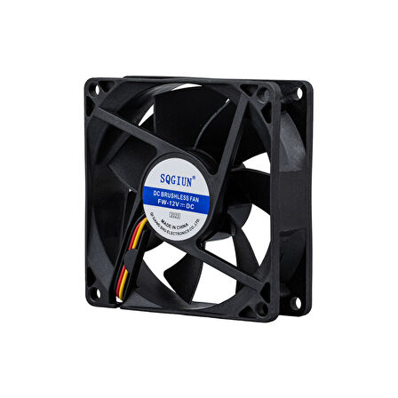 POWERMASTER IC-216 FIRÇASIZ DC FAN 80X80X25MM 12 VOLT 3 PİN