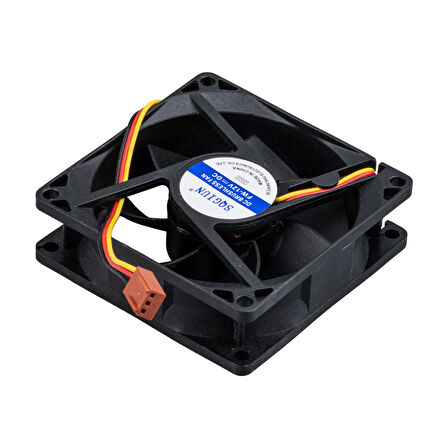 POWERMASTER IC-216 FIRÇASIZ DC FAN 80X80X25MM 12 VOLT 3 PİN