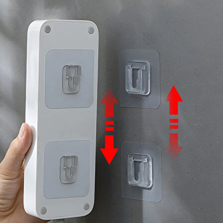 Ayt Sunup Askı Aparatı Ayarlanabilir Çift Taraflı Kendinden Yapışkanlı Askı Aparatı 10 Lu Paket 