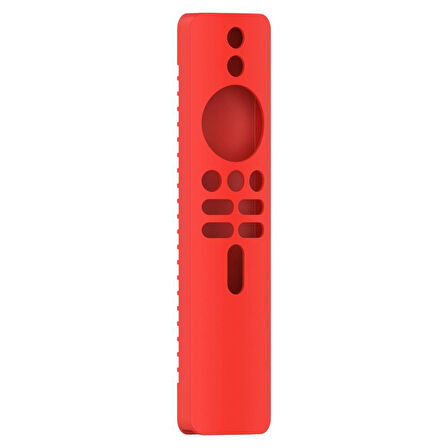 Xiaomi XIMR-M8 4S 4K MiBox Kumanda Uyumlu Silikon Koruma Kılıfı - Kırmızı