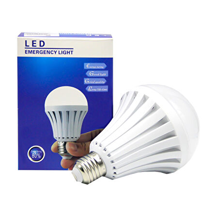 Ayt Powermaster PM-25221 5 Watt E27 220 V 6500K Beyaz Şarjlı Led Ampul Şarjlı Lamba