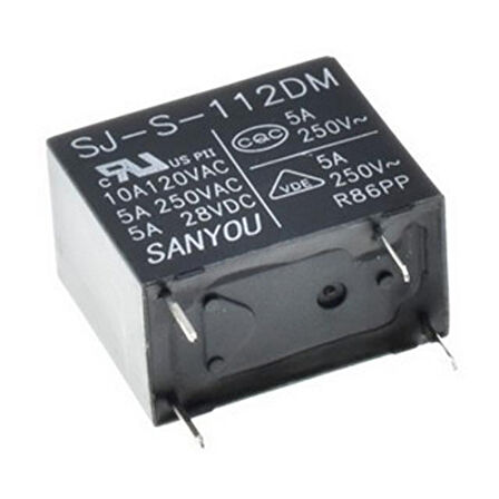 SJ-S-112DM 4 Pinli Elektromanyetik Güç Rölesi