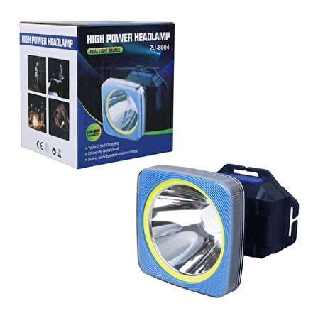 Powermaster ZJ-8004 Cob - Power Led Büyük Boy Kafa Lambası