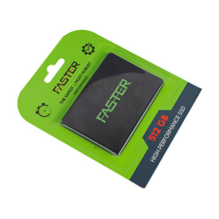Ayt Faster Fs-512 Sata3 512 Gb 550 510 Mb Saniye SSD Disk Taşınabilir Hard Disk