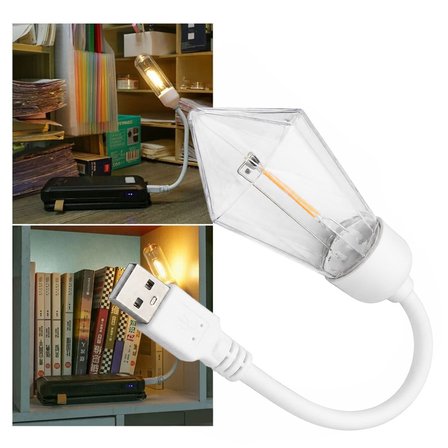 Powermaster PM-25791 Esnek USB Gece Lambası COB LED Günışığı Okuma Lambası